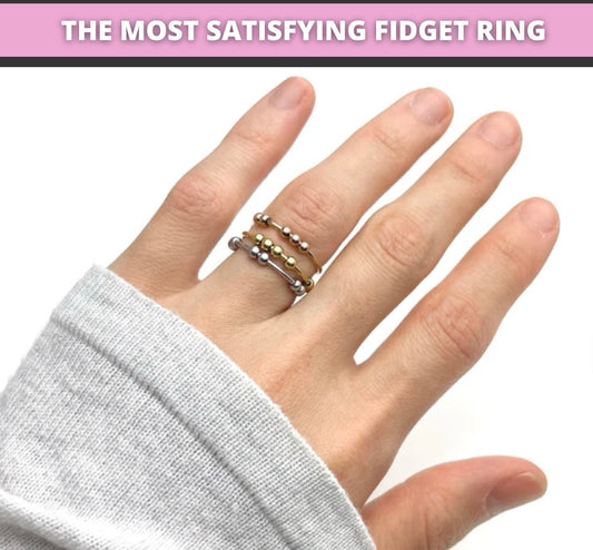 Fidget Beads Ring - the most satisfying fidget ring