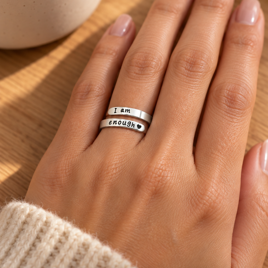 I Am Enough Ring — For the days you forget